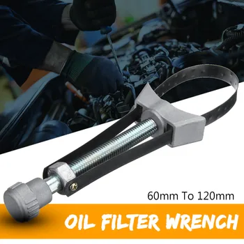 Drillpro 1pc Auto Auto olejový Filter Nástroj pre Odstránenie Popruh Kľúča Priemer Nastaviteľné 60 mm Do 120 mm Najvyššej Kvality
