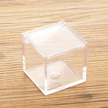 Námestie jasné, diamantové polia prázdne obaly box vlastné Logo balenie box jasné cube box