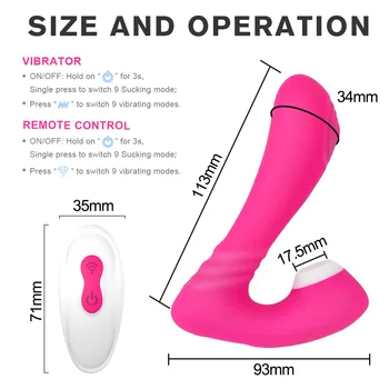 G-Spot Vibrátor, Dildo, Orálny Sex Sacie Sexuálne Hračky pre Ženy Stimulátor Klitorisu 9 Rýchlosti Pošvy Sania Vibrátor