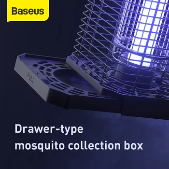 Baseus UV Svetlo Mosquito Killer Lampa Photocatalytic Odpudzujúce Škodcov Pasce Záhrady Nádvorie Svetlo Svietidla Led Komár Zapper