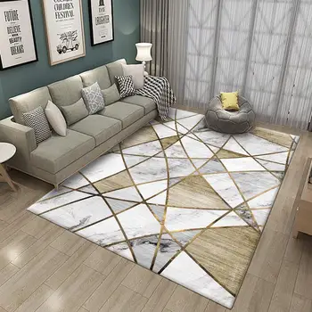 Nordic Obývacia Izba Koberec 3D Vzor Deti Koberec Deti Miestnosti Dekorácie Veľký koberec Domov Chodbe podlaha Koberec Spálňa Posteli Mat