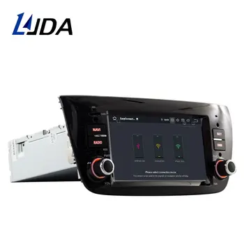 LJDA Android 10 Auto Multimediálny Prehrávač Pre FIAT DOBLO 2010-2016 1 Din autorádia GPS Navigácie Stereo 4G+64 G Octa Jadier WIFI DSP
