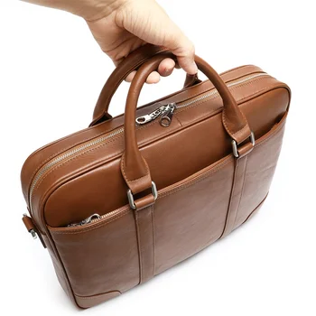 WESTAL pánske aktovky pravej kože pre 15 palcový notebook taška office taška pre mužov biznis kufrík, kabelka, taška pánske kožené