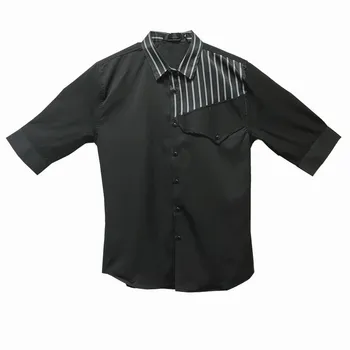 Osobnosti Rôznorodému Dizajnu Pruhované Tričká Pre Mužov 2020 Lete Polovičný Rukáv Mužov Smoking Tričko Slim Fit Bežné Blúzka Pánske Oblečenie