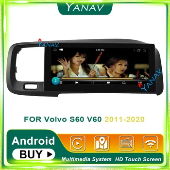 Android HD displej autorádia GPS navigácie DVD prehrávač-Volvo S60, V60 na roky 2011-2020 pravej ruke Tesla Štýl auto multimediálne stereo