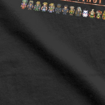 Muži T-Shirts Najlepšie Fantasy Lumbálna Bavlnené Tričká Krátky Rukáv Final Fantasy Video Hry Tričko Okolo Krku Letné Topy