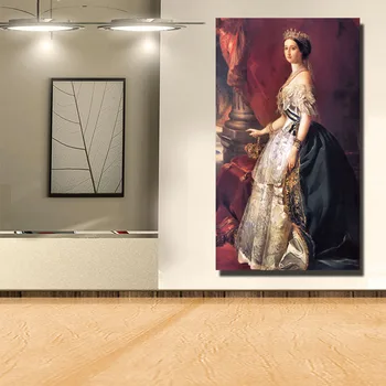 Kráľovná Isabella Z Kastília Obrázok Obrazy Európskeho Súdu Olejomalieb Replika Wall Art Plagáty A Vytlačí Na Lôžko Izba Dekor