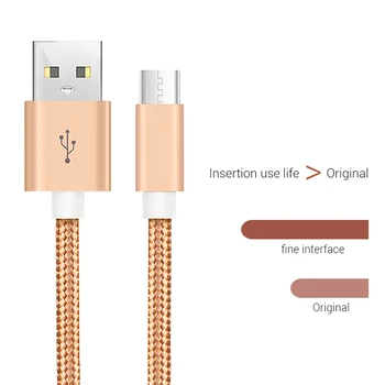 3m kábel USB Typu C Kábel Rýchle Nabíjanie Telefónu Príslušenstvo Údaje Nylon Kábel, USB Kábel, Pre Mobilné Telefóny Samsung Galaxy s rezacím zariadením S10 Xiao Redmi7
