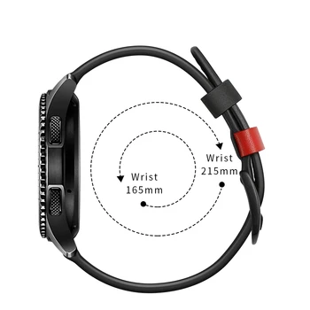 22 mm popruh Pre samsung galaxy 46 mm kapela výstroj S3 hraničného pásma pravej kože watchband retro náramok smartwatch náramok pásu