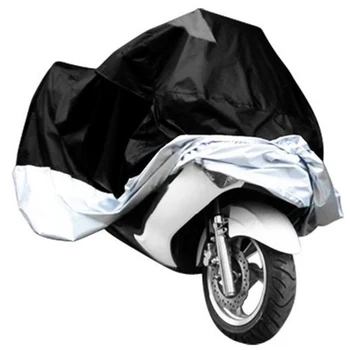 M L XL 2XL 3XL Black Silver Motocykel Motorke Kryt Vodotesné Vonkajšie Uv žiareniu, Dažďu, Prachu Dôkaz Chránič Moto Kolobežka Kryt