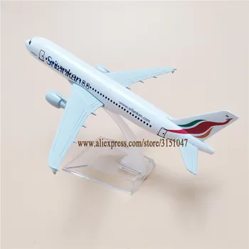 16 cm Srilanka Vzduchu Srilankan Airbus 320 A320 Airlines Rovine Model Zliatiny Kovov Diecast Model Lietadlo Lietadlo Dýchacích ciest Darček