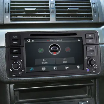Josmile Auto Multimediálny Prehrávač 1 Din autorádio Pre BMW E46 M3 Rover 75 Kupé Navigácia GPS, DVD 318/320/325/330 Turné Hatchback