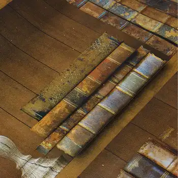 10M samolepiace Tapety, Police a Knižnice Knihy Vzor Stenu Papier 45 cm nástenná maľba Obtlačky Pre Domáce Obývacia Izba Štúdia Izba Dekor