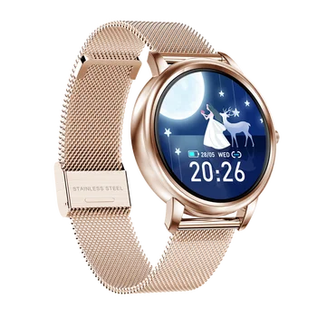 MK20 Lady Smart Hodinky 2020 plne Dotykový Displej Ženy Smartwatch Spánku Monitor Dievčatá Fitness Tracker Pre Android Xiao Huawei IOS