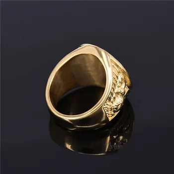 Veľkoobchod Loď kotvy prst prsteň, šperky titánové ocele obrázok krúžky módne šperky zlatá farba navy krúžok pre mužov
