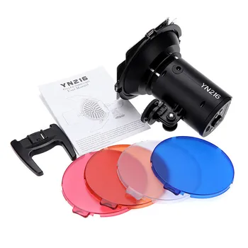 Yongnuo YN-216 YN216 LED Studio Video Svetlo Fotografie a 4 farebné grafy pre Canon, Nikon, Sony Videokamera DSLR