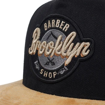 Značka BROOKLYN SPP čierne nastaviteľné hip hop snapback klobúk pre mužov, ženy, dospelých pokrývku hlavy vonkajšie bežné slnko baseball cap