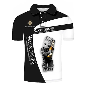 WARSTEINER-2020 nové letné 3D t-shirt pánske bežné mužov oblečenie v štýle tričko topy tees 3D vytlačené fashion tričko pre mužov