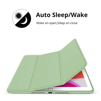 Puzdro pre iPad 8. Generácie Slim Magnetické Skladacie Kremíka Mäkké puzdro Smart Cover pre iPad 7. Generácie puzdro pre iPad 10.2 2020 2019