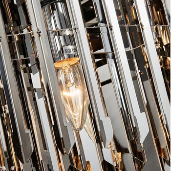 Nové kolo Manggic moderný luster svetlo závesné lampy AC110V 220 V, Svetlá obývacia izba zlato / striebro izba