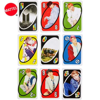 Mattel Hry skutočné UNO karty hra BTS Rodinné Stretnutie Stolové Hry Multiplayer Účasť