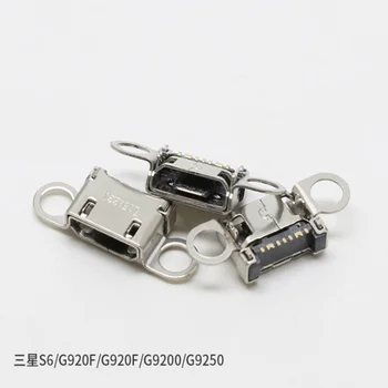 5 ks Micro USB Nabíjací Port Jack Konektor 7Pin Pre Samsung Galaxy S6 Okraji G925 Galaxy S6 G920 G920F A310 A510 A710