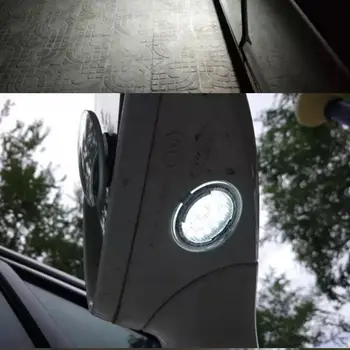 2ks LED Podľa Bočné Zrkadlo Puddle Svetlo na Ford Edge Fusion Flex Explorer Mondeo Býk F-150 Expedície