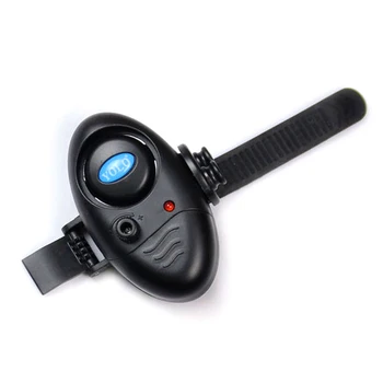Black Rybárske Elektronickej LED Svetlo Ryby Skus Zvukový Alarm rod Bell Klip Na Rybársky Prút Náčinie, Rybárske Nástroj