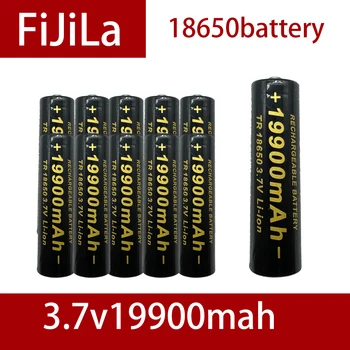 Nový 3,7 V 18650 Batérie 19900 MAH Li-ion Recarregvel Para LED Lanterna Tocha ou aparelhos Eletr Nicos kontakty batérie