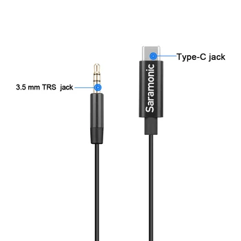 Saramonic SR-C2001 3,5 mm TRS Male Jack USB Typ-C Audio Adaptér