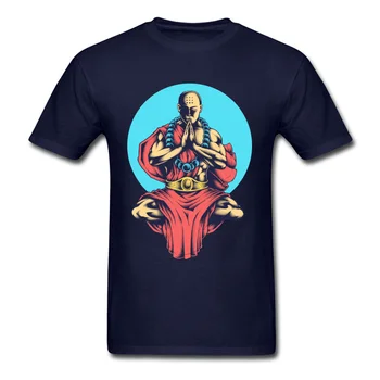 Vtipné Klasické Tričko Buddha Vnútorný Pokoj JUŽNEJ SIL LUM Kong Fu Mužov Tričko Najvyššej Kvality, Móda na Voľný čas Tee-Shirt Mužské Košele