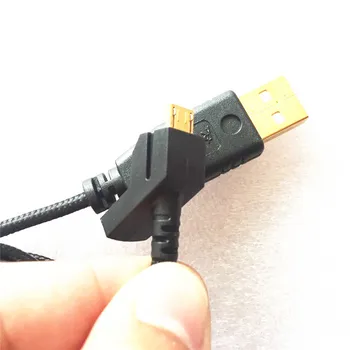 Profesionálne 2m USB Kábel Dátový Riadok pre Razer Mamba 5G Chroma Edition, Bezdrôtová Herná Myš Nabíjací Kábel Line Myši Drôt