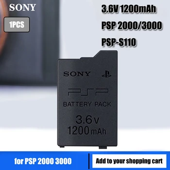 1PC 1200mAh Náhradné Batérie pre Sony PSP2000 PSP3000 PSP 2000 3000 PSP S110 Gamepad pre PlayStation Portable Radič