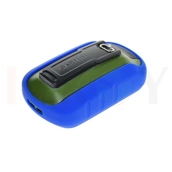 Chrániť Modré Puzdro + Black Odnímateľný Krúžok Krk+Screen Protector pre pešiu Turistiku Ručných GPS Garmin eTrex Dotyk 25 35 35T