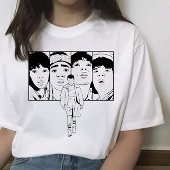 Jedenásť zvláštnejšie veci 3 vtipné ženy tričko harajuku ženskej hip hop streetwear tričko oblečenie 2019 cartoon Bežné femme