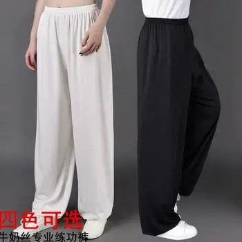 Čínske Deti Kung-Fu Tai Chi Nohavice Bojových Umení Nohavice Jogy Bloomers Uniformy