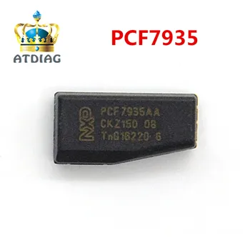 5 KS/VEĽA PCF7935AA transpondér čip ID44 Mail Čip PCF7935AS nahradiť výrazom PCF7935AA Auto Transpondér Tlačidlo Programátor doprava zadarmo