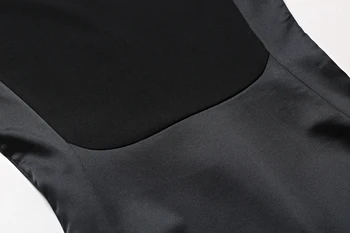 2019 Zimné Nový Príchod dámske Šaty O-Neck Fashion Patchwork Polovice Eleganciu Ríše Plnej Rukáv Krídla Slim Oblečenie D88216L