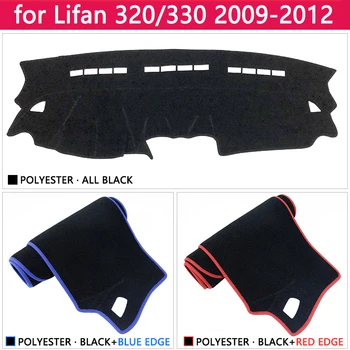 Pre Lifan 320 330 2009 2010 2011 2012 Smily Anti-Slip Mat Panel Kryt Pad Slnečník Dashmat Ochranu Anti-UV Auto Príslušenstvo