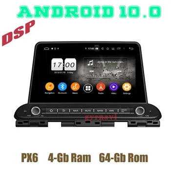 PX6 Android 10.0 hlasové ovládanie Auta GPS rádio Prehrávač pre Kia CERATO FORTE 2018 2019 DSP wifi usb 4+64GB Auto Stereo Headunit