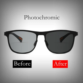 2018 Deň Noc pánske slnečné Okuliare pre riadenie Rybolovu Photochromic Polarizované slnečné Okuliare klasický dizajn UV400 Slnečné Okuliare pre mužov