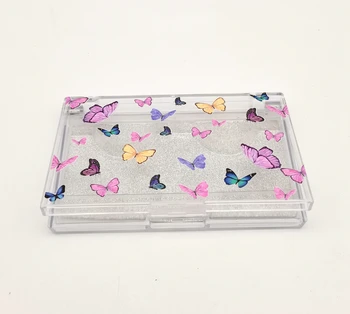 NOVÝ 20/pack veľkoobchod motýľ tlače rias balenie box 25 mm lash boxy obaly faux 3D noriek riasy námestie prázdne prípade, bulk
