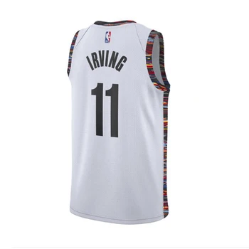 NBA Mládež Brooklyn Sietí #11 Kyrie Irving, Basketbal Jersey 2019-20 Mesto Edition Swingman Jersey Oka Výšivky detský Dresy