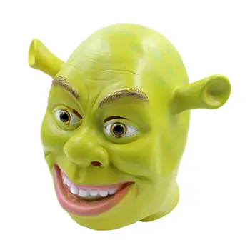 Halloween masky Cosplay dekorácie Shrek masky Prázdninový karneval Zaujímavé strany vysoko kvalitné Latexové hračky Prop Halloween darček