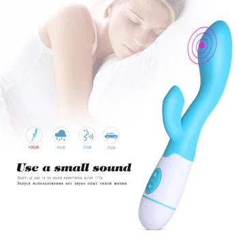 30 Rýchlosť Duálne Vibrácie Rabbit Vibrátor Vaginálne Klitorisu G-spot Vibrátor sexuálne hračky pre Ženy, Erotické, sexuálne hračky, Dospelých, sexuálne hračky