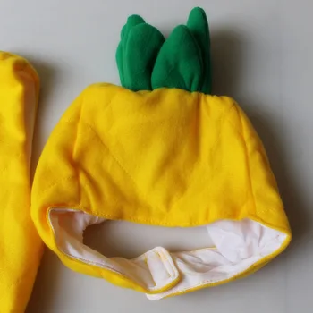 Žlté Ovocie, Banány, Ananás, Cosplay Pre Baby Halloween Kostýmy Pre Novorodenca Nový Rok Vianočné Oblečenie Jumpsuit
