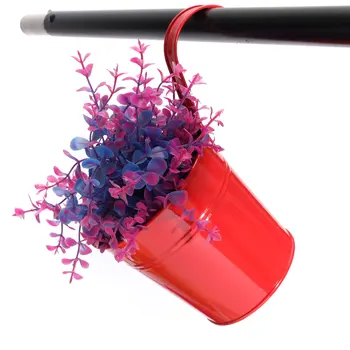 Kvetináče, 10 Ks Kovové Železo Závesné Kvetináče Balkón Záhradné Rastliny Kvetináč, Nástenné Závesné Vedro Kvet Držiteľov Domova