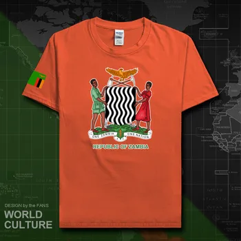 Republic of Zambia Zambijských mužov tričko fashion 2018 dresy národ tím bavlna t-shirt tees oblečenie krajiny športových ZMB nové 20