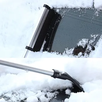 Rozšíriteľný Sneh Lopata Ľad Škrabka Snehu Kefa Vody Remover pre Auto Auto SUV Mráz čelné Sklo Cleaner Zimné Nástroj