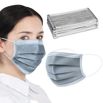 50pcs/veľa 4 vrstvy Aktivovaný bambusové uhlíkové antivirus masky útulný kvalifikovaný pleťové Masky Proti prachu vírus Bezpečné PM2.5 ochranné masky